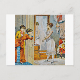 Im Boudoir Postkarte