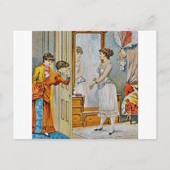 Im Boudoir Postkarte (Vorderseite)