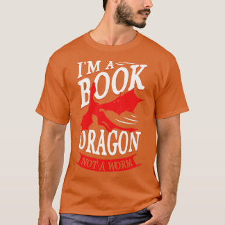 Im Buch Dragon kein Wurm, der Lover-Geschenke lies T-Shirt