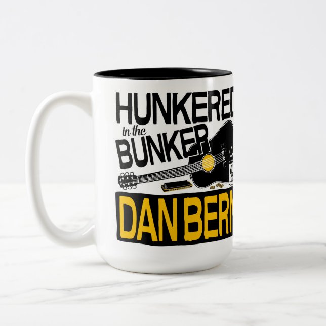 Im Bunkercoffee Cup gehackt Zweifarbige Tasse (Links)
