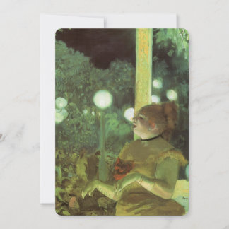 Im Café Concert von Degas Degas, Karaoke Party Einladung