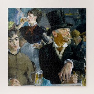 Im Café von Manet Impressionist Malerei Puzzle