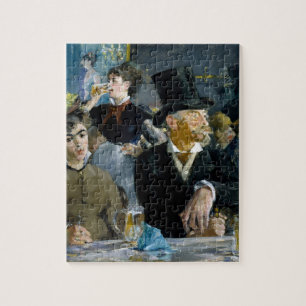 Im Café von Manet Impressionist Malerei Puzzle