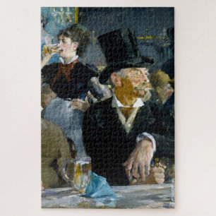 Im Café von Manet Impressionist Malerei Puzzle
