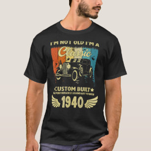 Im Classic Car 82. Geburtstag 82 Jahre alt Geboren T-Shirt