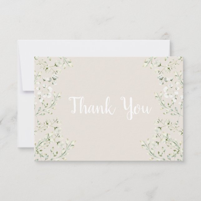 Im Clouds Babydusche dank Karte (Vorderseite)