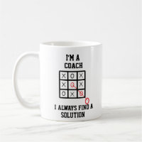 Im Coach finde ich immer eine Lösung Tasse