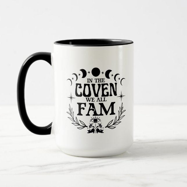 Im Coven fam uns alle Shirt Tasse (Links)