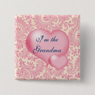 Im das Großmutter-Rosa Button