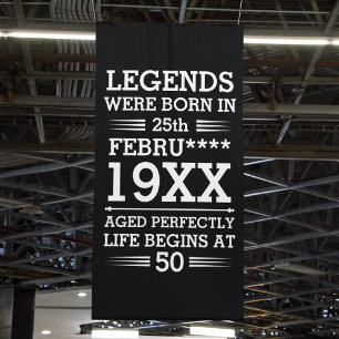 Im Datumsmonatsalter waren benutzerdefinierte Lege Banner