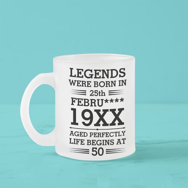 Im Datumsmonatsalter waren benutzerdefinierte Lege Mattglastasse (Von Creator hochgeladen)