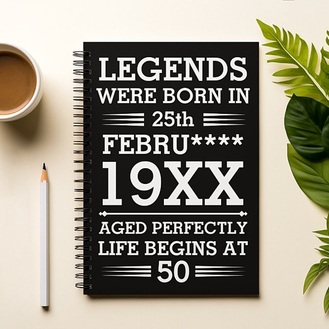 Im Datumsmonatsalter waren benutzerdefinierte Lege Notizblock (Von Creator hochgeladen)