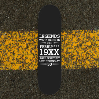 Im Datumsmonatsalter waren benutzerdefinierte Lege Skateboard