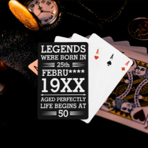 Im Datumsmonatsalter waren benutzerdefinierte Lege Spielkarten