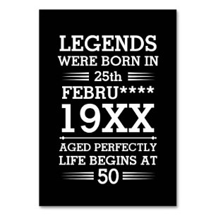 Im Datumsmonatsalter waren benutzerdefinierte Lege Tischnummer