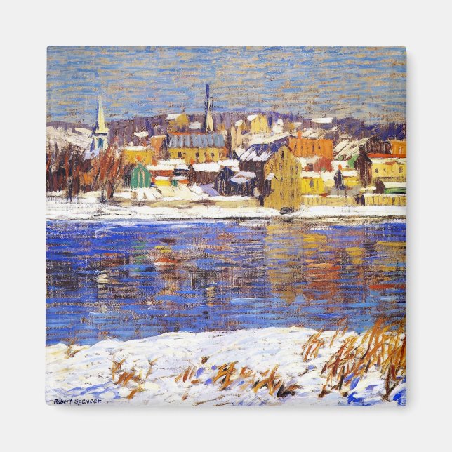 Im Delaware (von Robert Spencer) Magnet (Vorne)