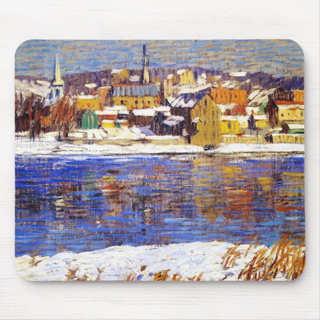 Im Delaware (von Robert Spencer) Mousepad (Vorne)