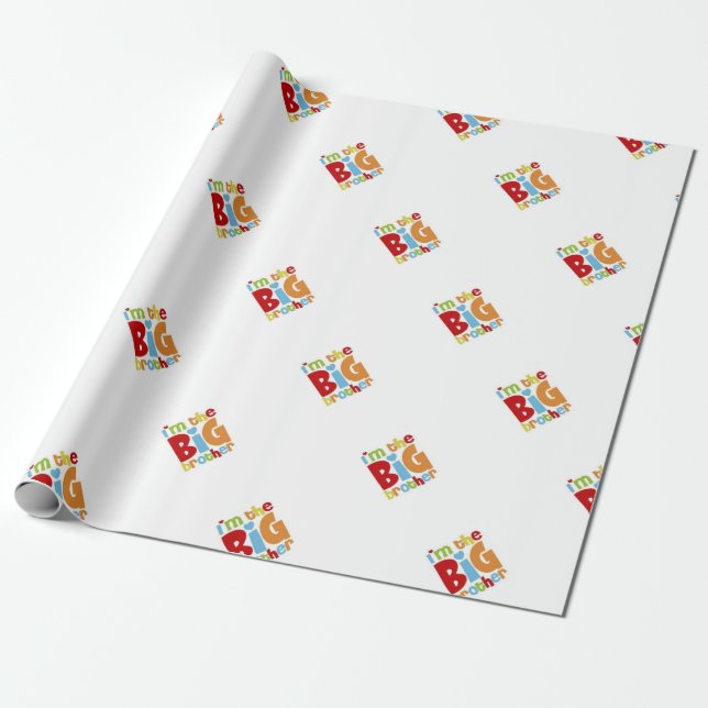 IM DER GROSSE BRUDER GESCHENKPAPIER (Ungerollt)