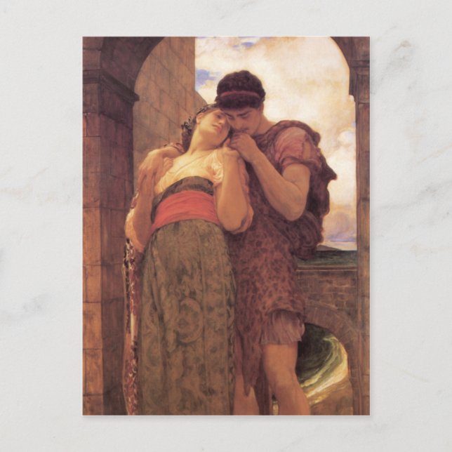 Im Detail eingeweiht - Lord Frederick Leighton Postkarte (Vorderseite)