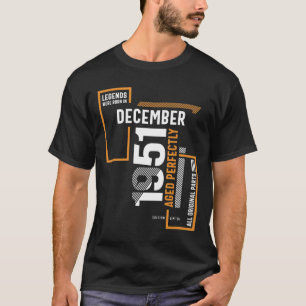 Im Dezember 1951 wurden die 70. Geburtstagslegende T-Shirt