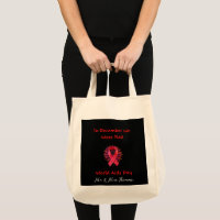 Im Dezember tragen wir Red Unite for World AIDS Da