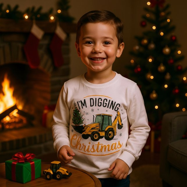 I'm Digging Christmas Cute Excavator Tree Kids (Von Creator hochgeladen)