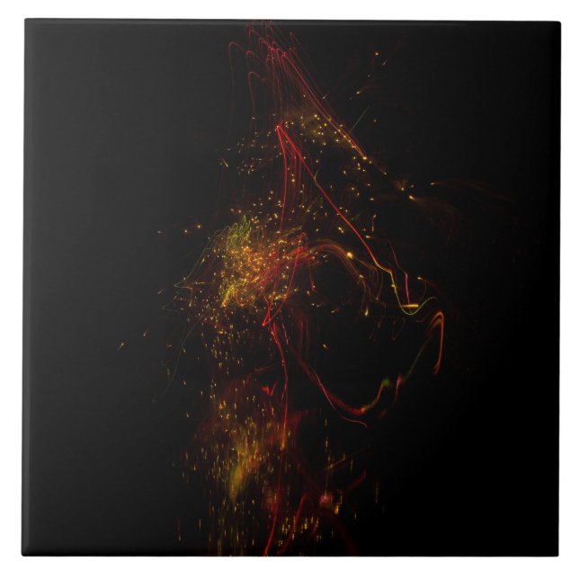 Im dunkelgroßen (6" x 6") Keramik Foto Tile Fliese (Vorderseite)