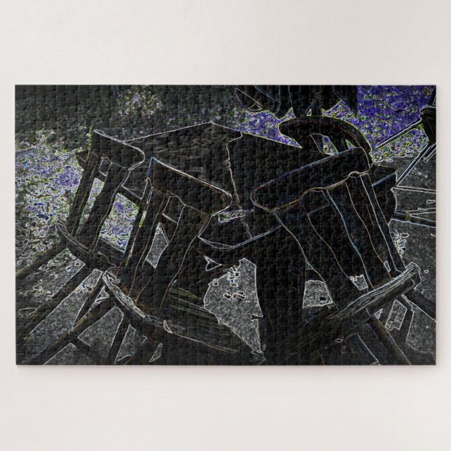 Im Dunkeln vergessen Puzzle (Horizontal)