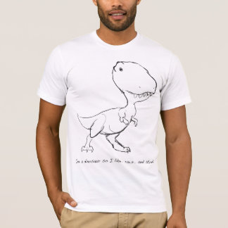 Im ein Dinosaurier T-Shirt