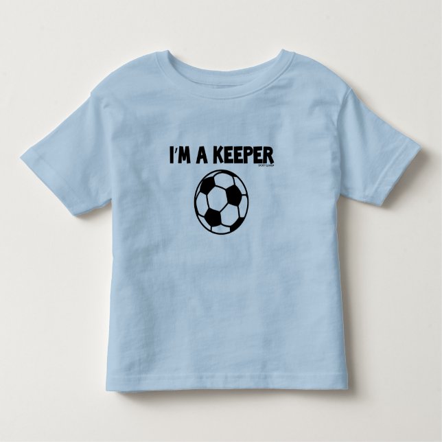 IM EIN WÄCHTER-SPORTLICHER JARGON - FUSSBALL KLEINKIND T-SHIRT (Vorderseite)