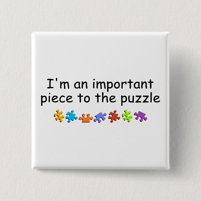 Im ein wichtiges Puzzleteil Button (Vorderseite)