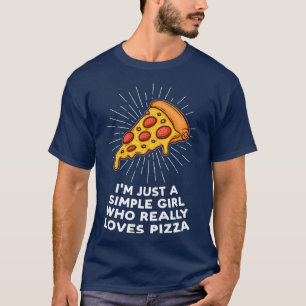 Im einfachen Lieben Pizza Pizzas Pizzamake T-Shirt