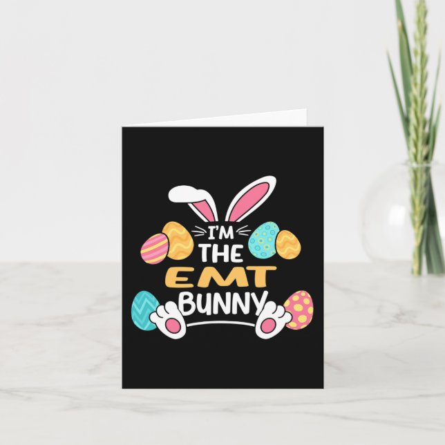 Im Emt Bunny Paramedic Ostern Karte (Vorderseite)
