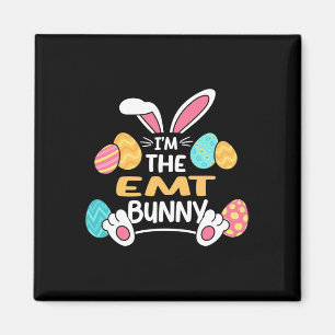 Im Emt Bunny Paramedic Ostern Magnet