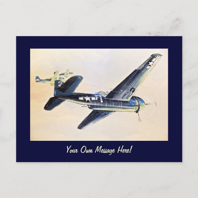 Im Endanflug Postkarte (Vorderseite)