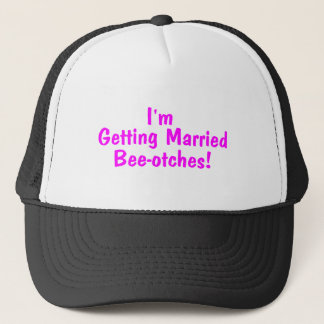 Im erhaltenes verheiratetes Beeotches Rosa Truckerkappe