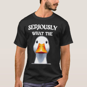 Im Ernst, was die Ente - Funny Duck Lover Puff T-Shirt