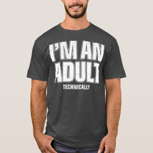 Im Erwachsenen technisch lustig 18. Geburtstagsges T-Shirt