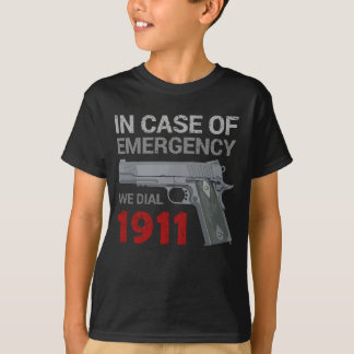 Im Fall der Notrufnummer 1911 Pro Gun 2. Änderung T-Shirt