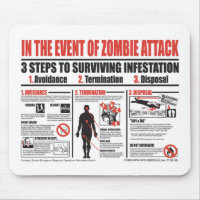 Im Falle der Zombie-Angriff MAUSUNTERLAGE