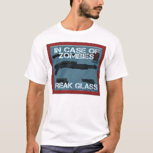 Im Falle des Zombiebruchglases T-Shirt