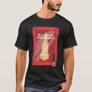 Im Falle einer Notbreak Glas Bier Alkohol Dri T-Shirt