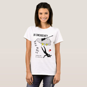 Im Falle eines Broomstick-Unfalls anpassbar T-Shirt