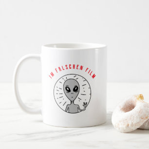 Im falschen Film UFO Kaffeetasse