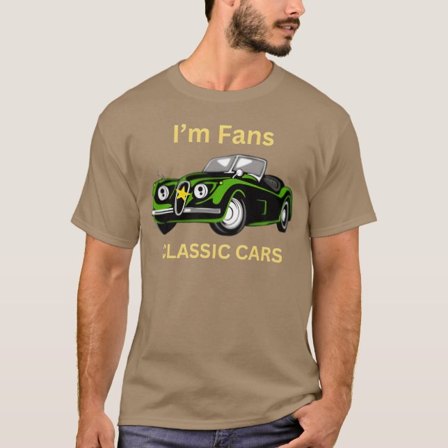 IM FANS KLASSIKER-AUTOS SHIRT Mädchen (Vorderseite)