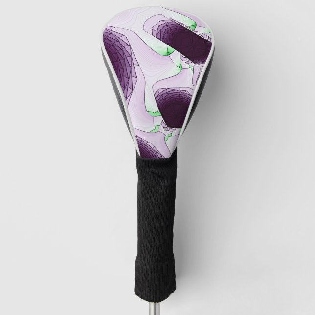 Im Farbton Violet Golf Headcover (Vorderseite)