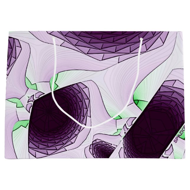 Im Farbton Violet Große Geschenktüte (Vorderseite)