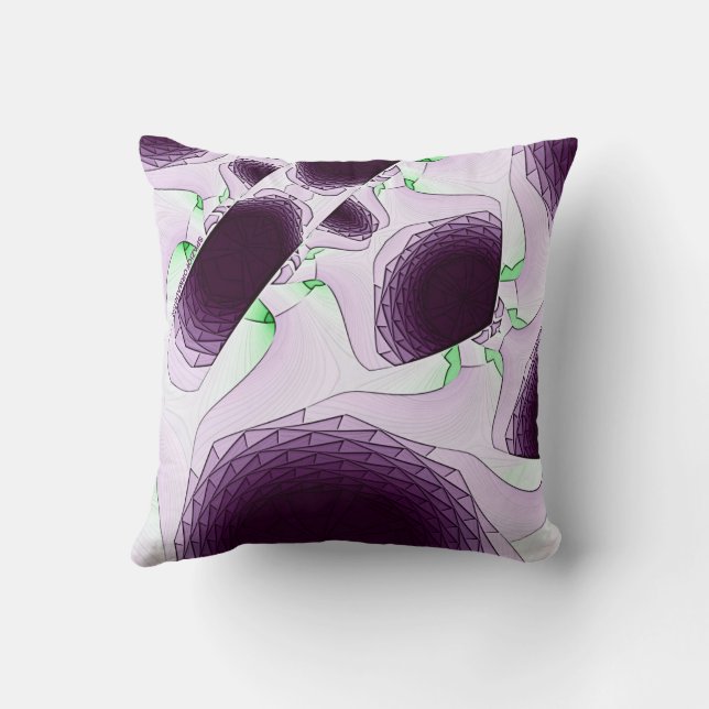 Im Farbton Violet Kissen (Rückseite)