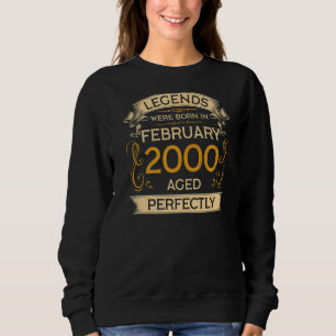 Im Februar 2000 waren die Geburtstagslegenden Gebo Sweatshirt
