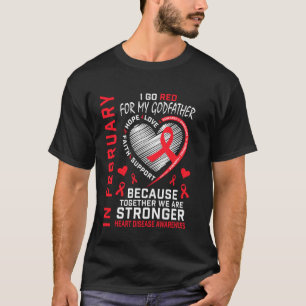 Im Februar Go Red für die Herzkrankheit meines Pat T-Shirt